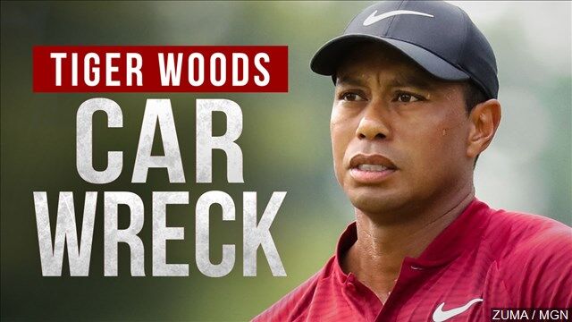 Tiger Woods car wreck mgn